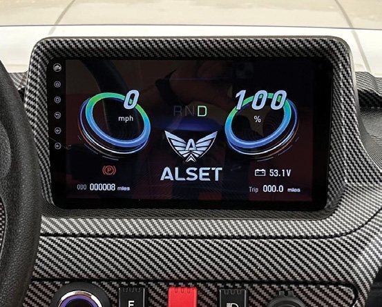Glide · Detail — ALSET lithium electric golf cart