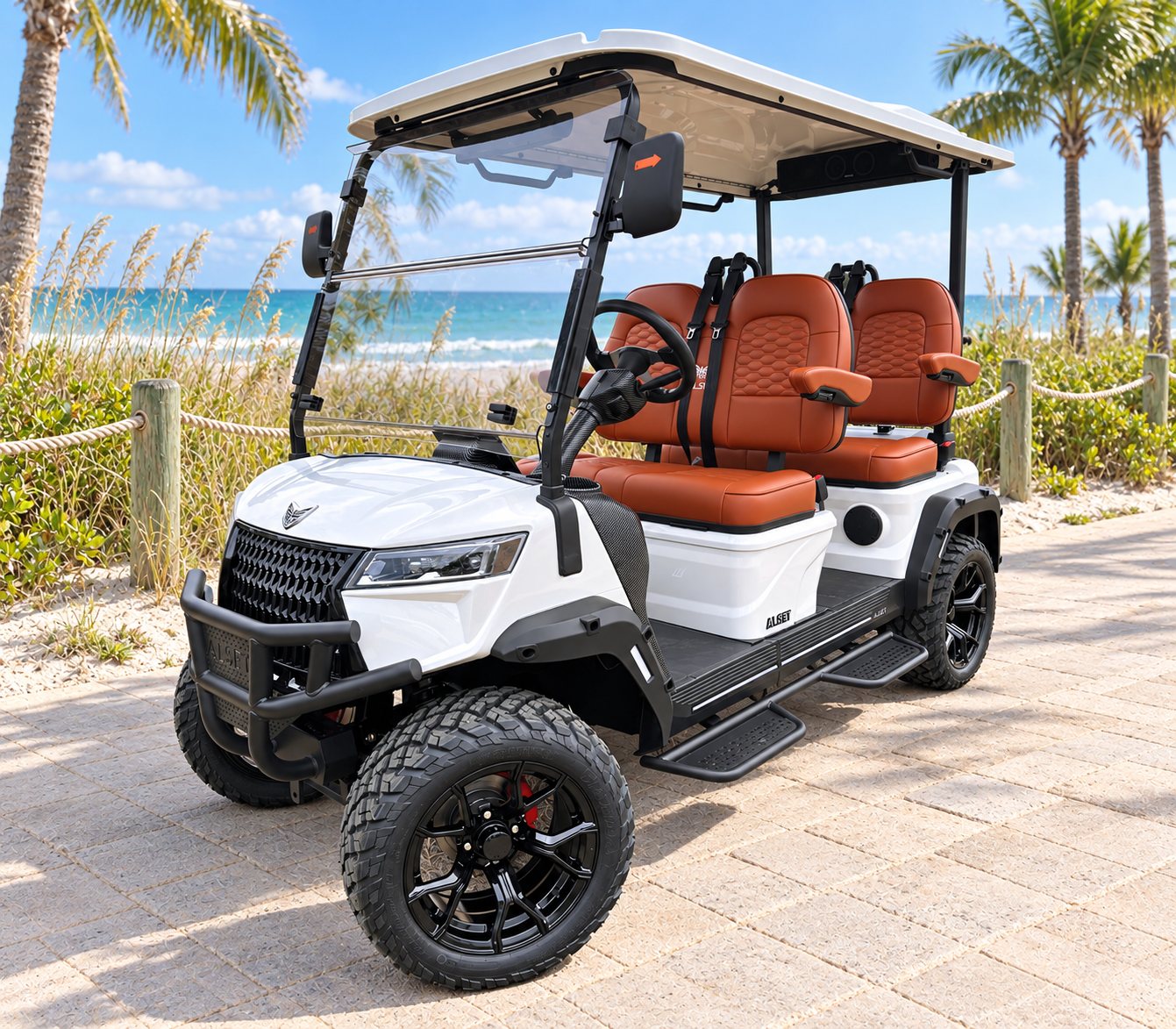 Ascend · Lifted — ALSET lithium electric golf cart