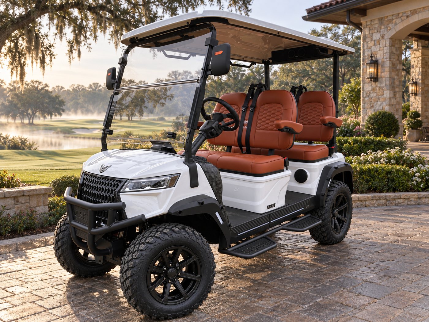 Ascend · Clubhouse Morning — ALSET lithium electric golf cart
