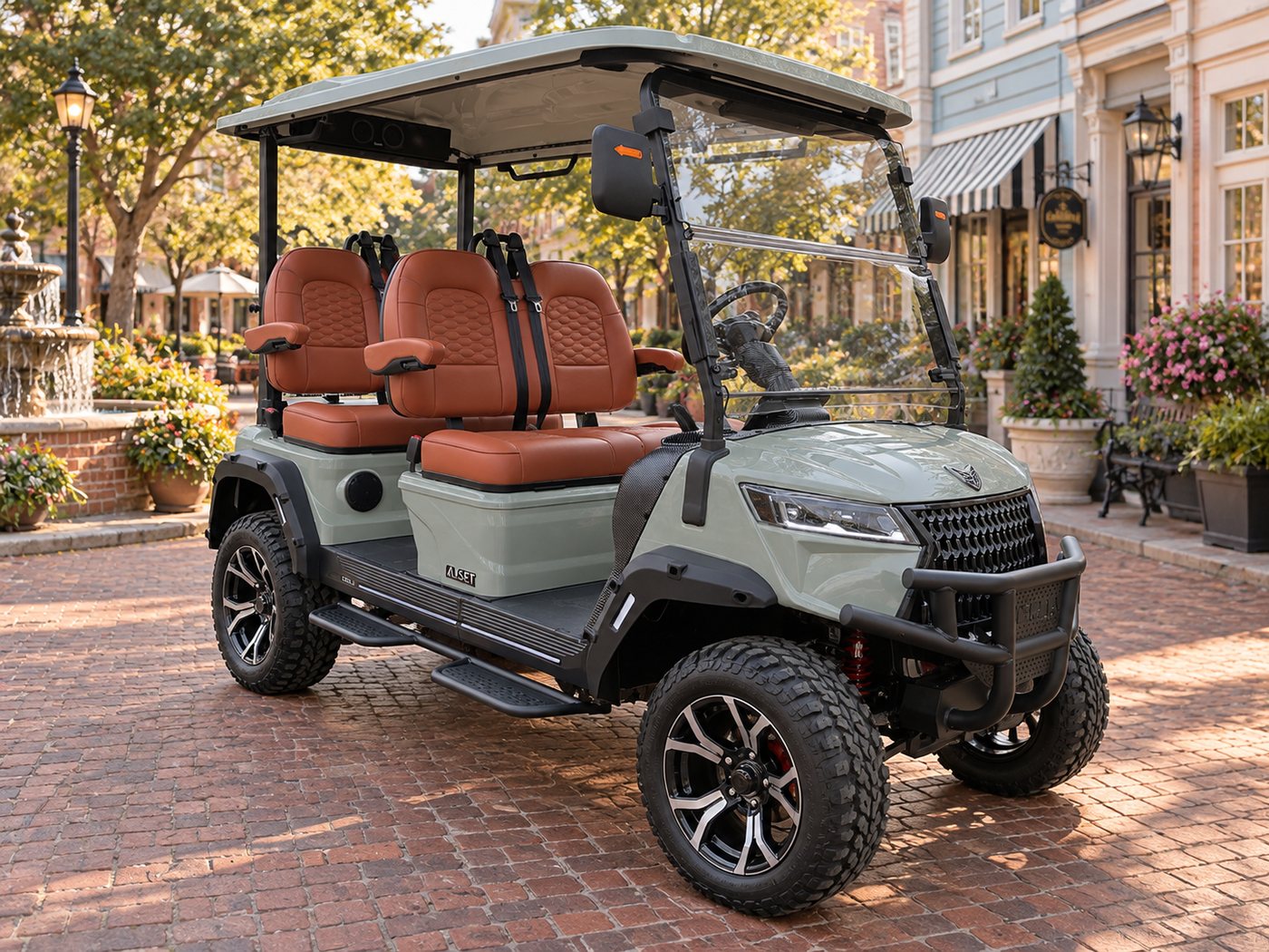 Ascend · Old Town Market — ALSET lithium electric golf cart