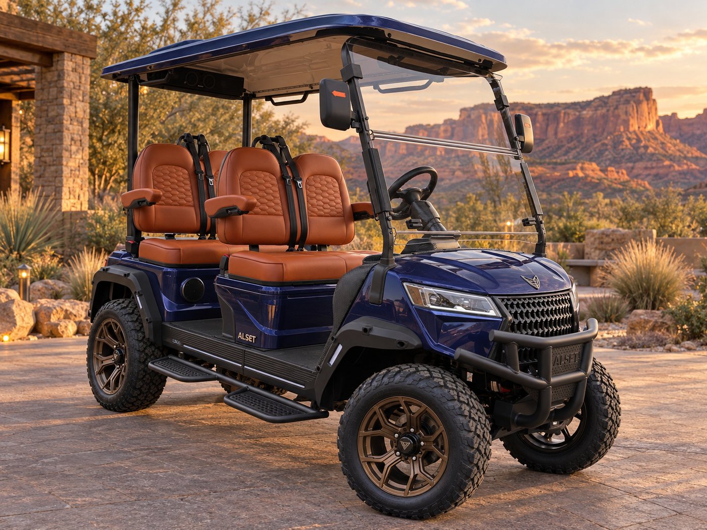 Ascend · Canyon Retreat — ALSET lithium electric golf cart