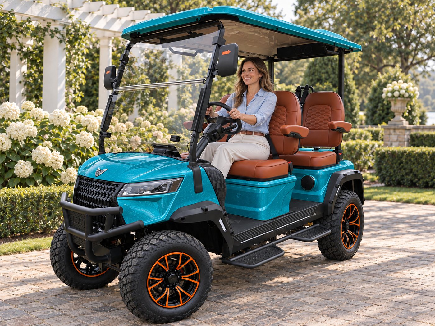 Ascend · Garden Estate — ALSET lithium electric golf cart