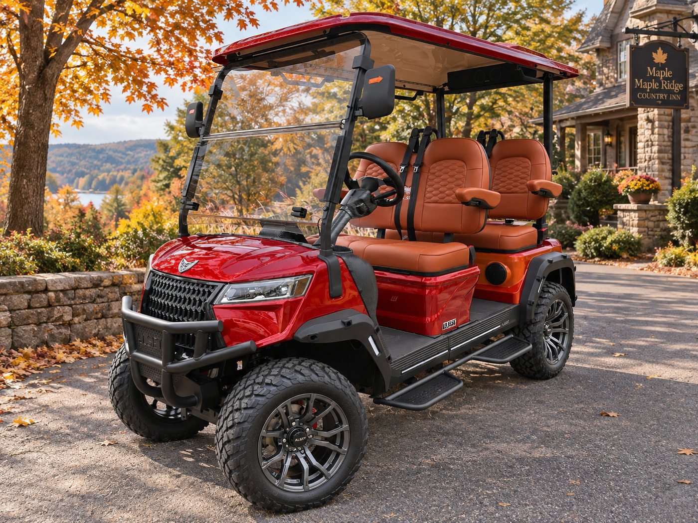 Ascend · Autumn Lane — ALSET lithium electric golf cart