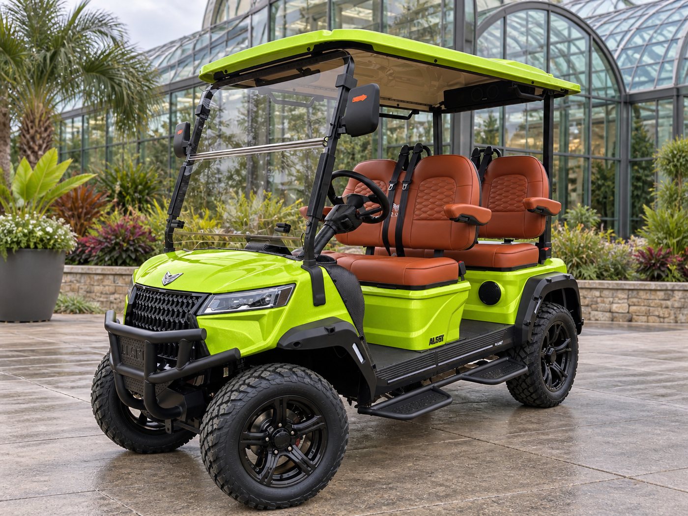 Ascend · Glasshouse — ALSET lithium electric golf cart