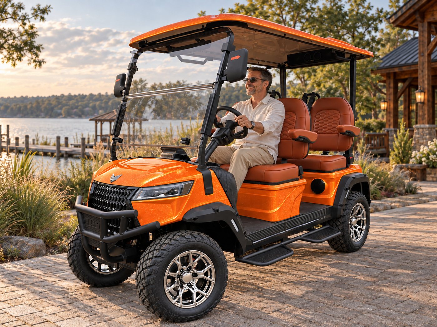 Ascend · Lakeside Weekend — ALSET lithium electric golf cart