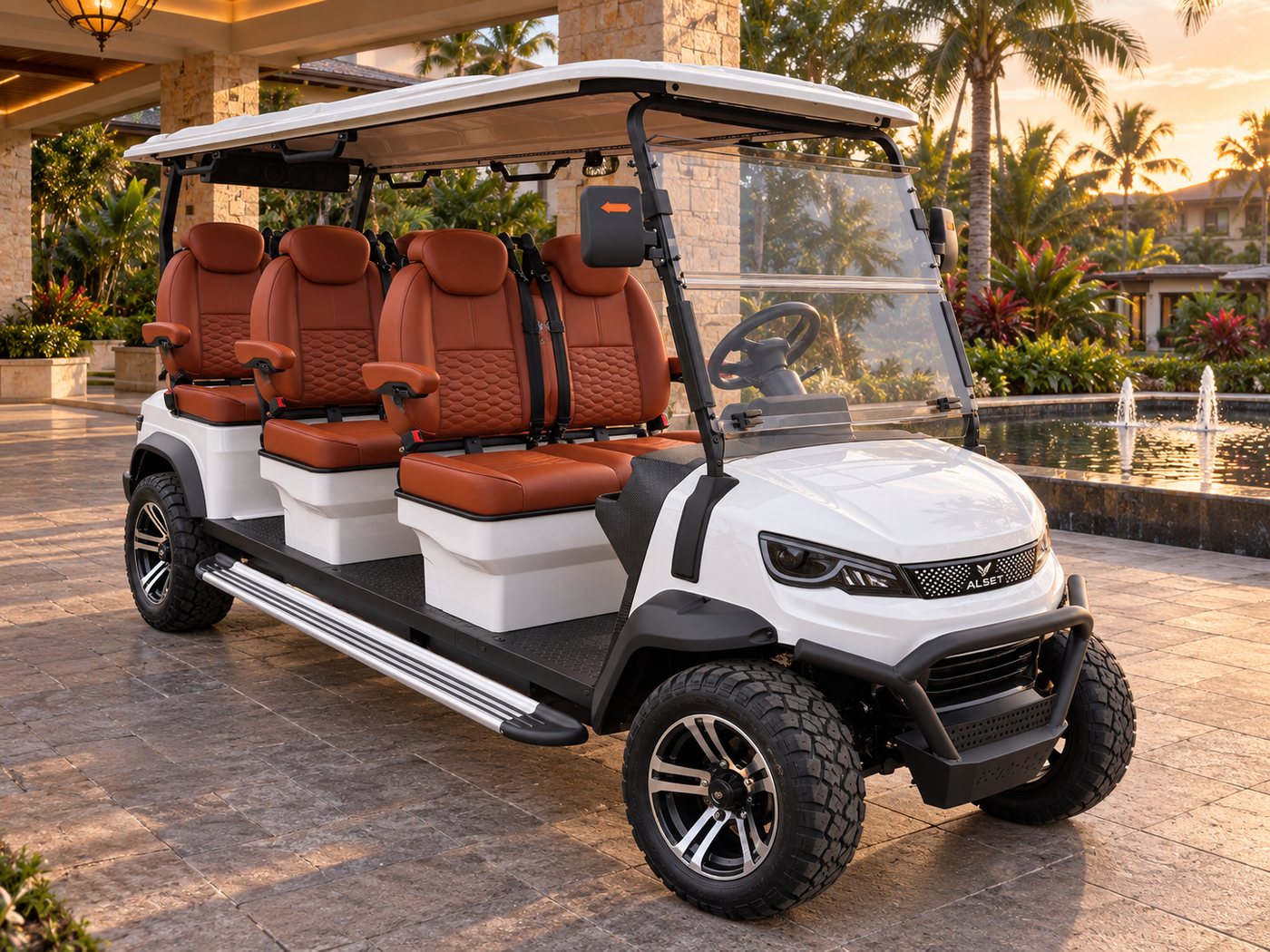 Glide · Resort Gardens — ALSET lithium electric golf cart