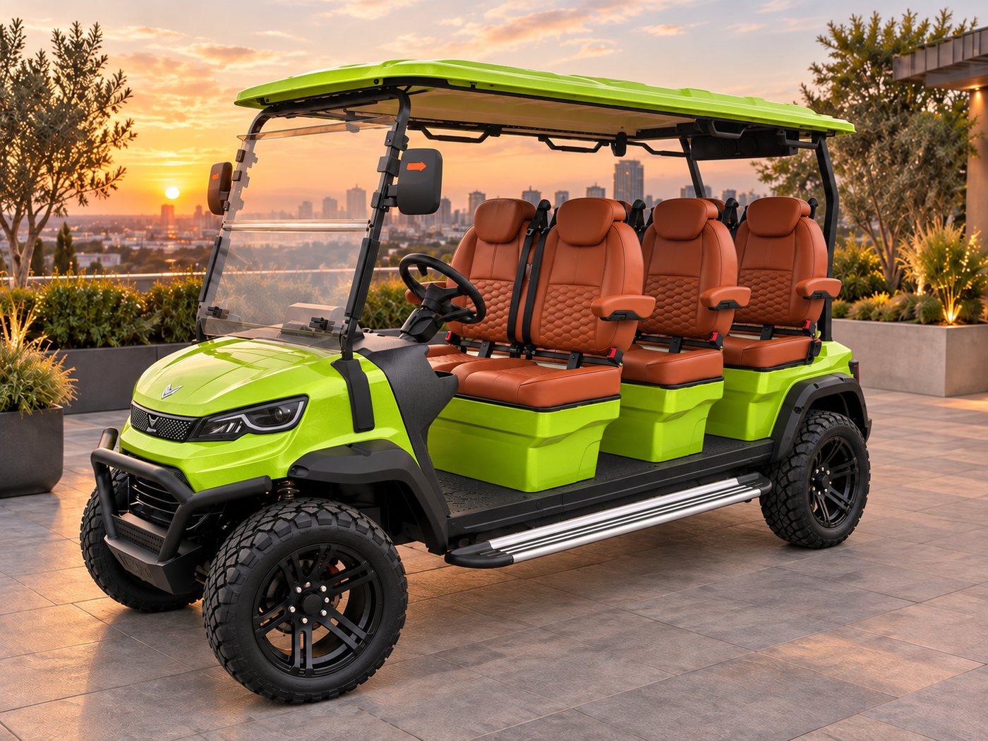 Glide · Urban Rooftop — ALSET lithium electric golf cart