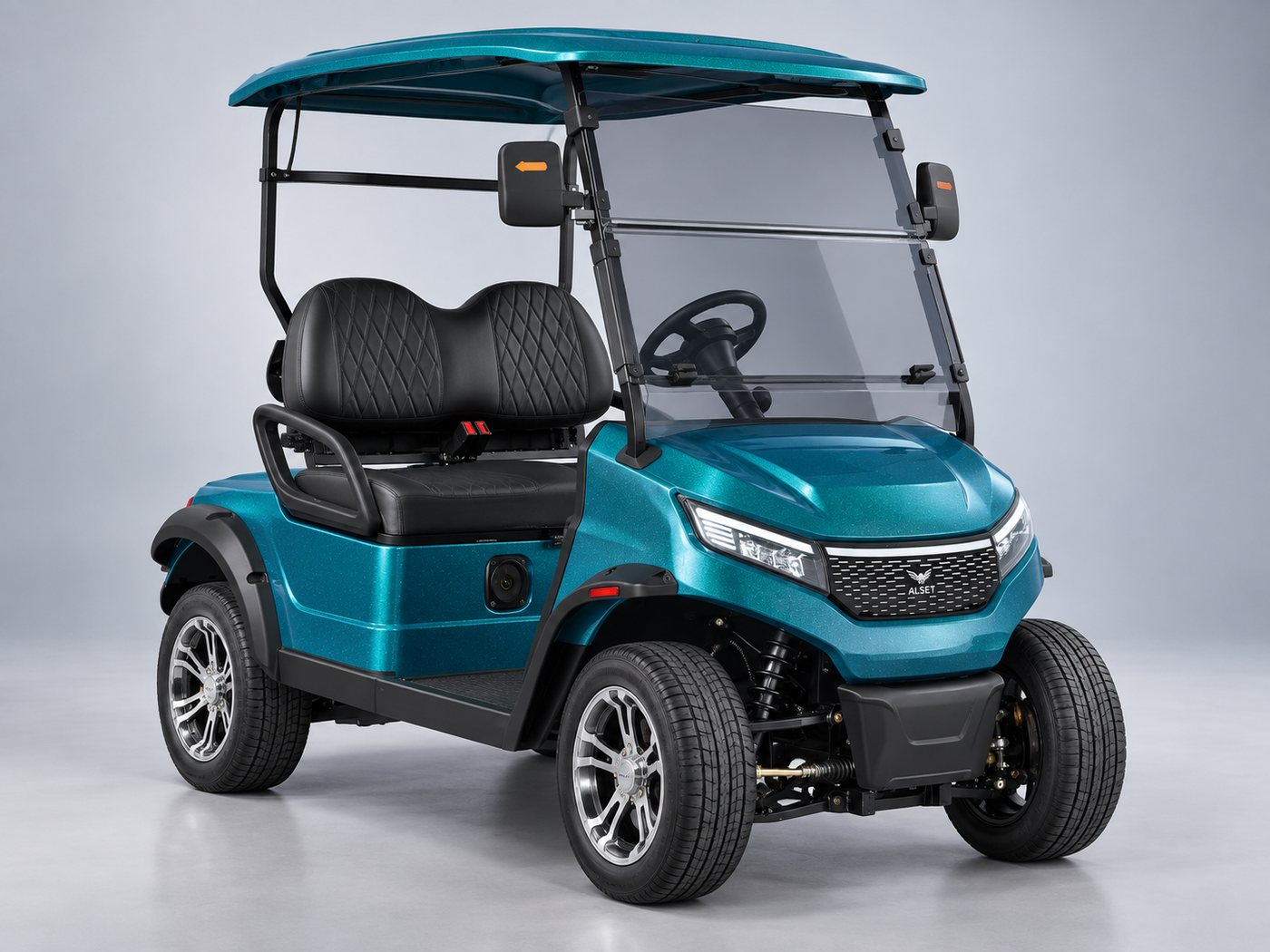 Heritage · Two-Seat Studio — ALSET lithium electric golf cart
