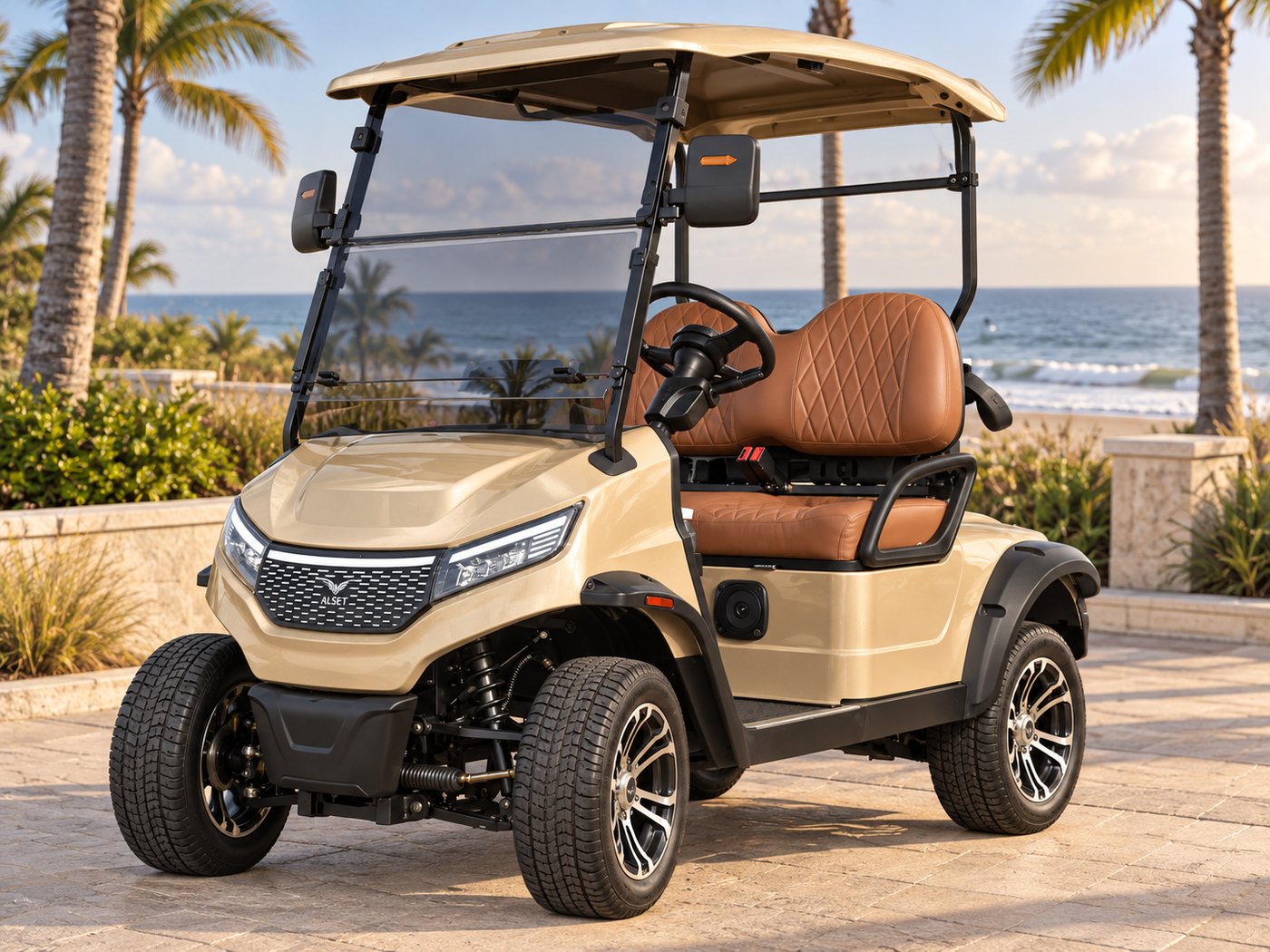 Heritage · Coastal Boardwalk — ALSET lithium electric golf cart