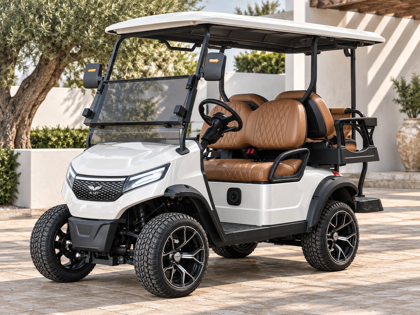 ALSET Heritage 2, 2+2 and 4+2 passenger lithium electric golf cart