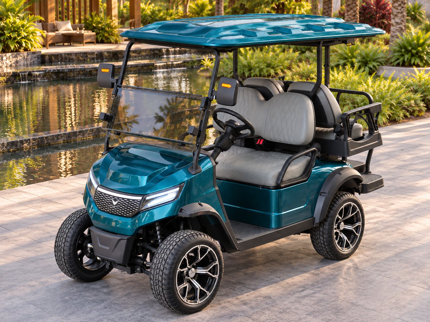 Heritage · Garden Pool — ALSET lithium electric golf cart