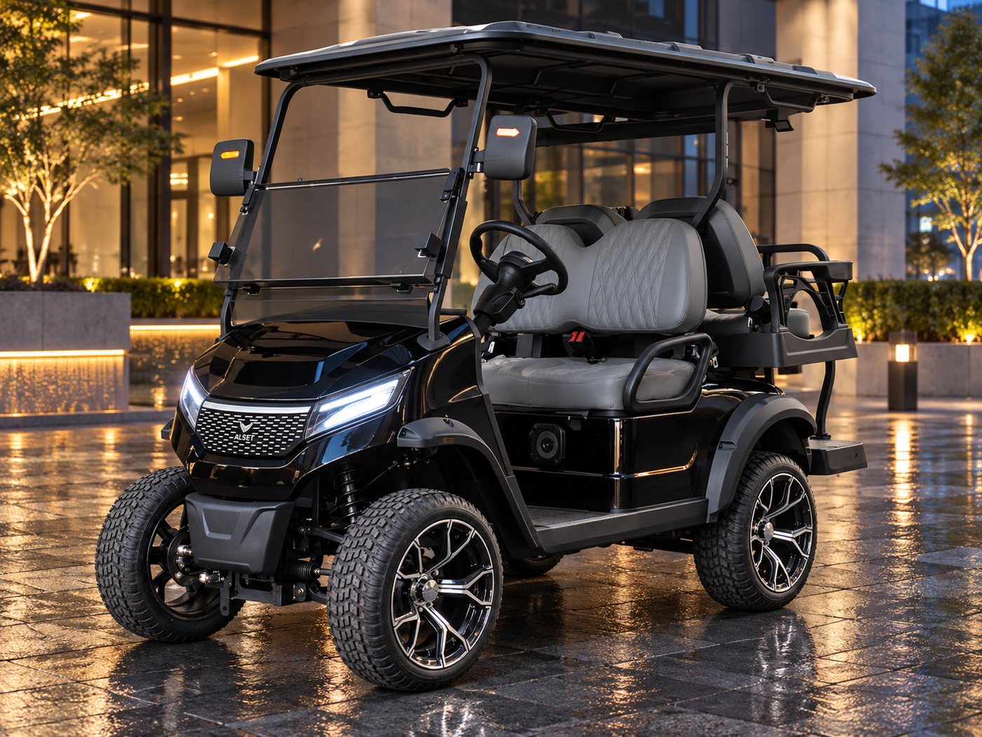 Heritage · Downtown Night — ALSET lithium electric golf cart