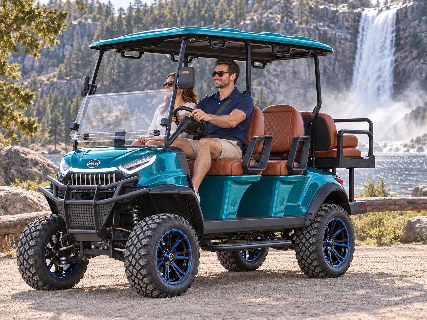Mako · Waterfall Retreat — ALSET lithium electric golf cart
