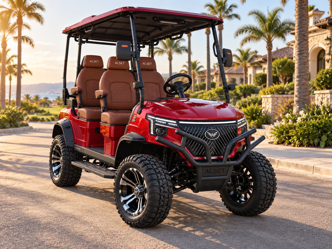 Vantage · Palm Boulevard — ALSET lithium electric golf cart