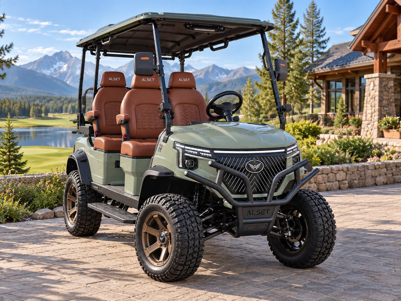 Vantage · Alpine Lake — ALSET lithium electric golf cart