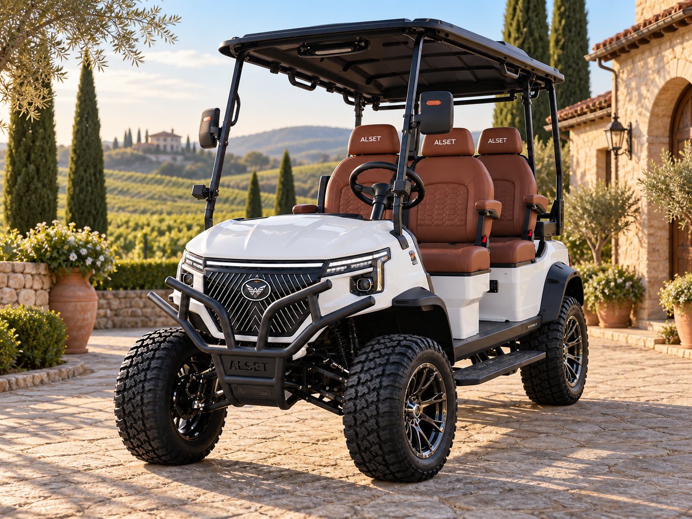 Vantage · Vineyard Estate — ALSET lithium electric golf cart