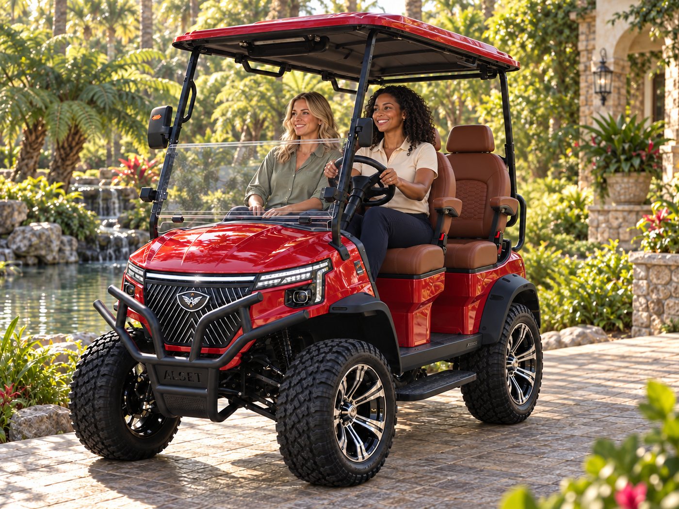 Vantage · Botanical Resort — ALSET lithium electric golf cart